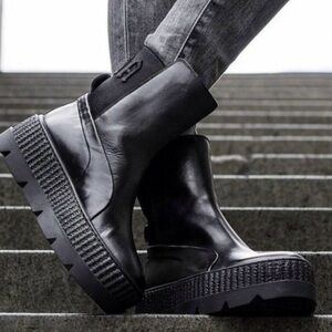 FENTY PUMA chelsea boots chunky leather